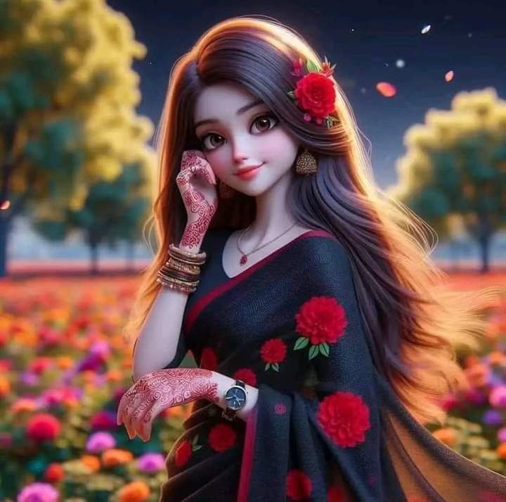 Instagram cartoon dp for girls