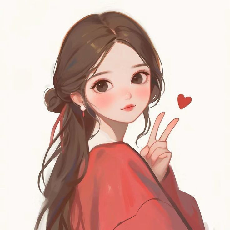 Instagram cartoon dp for girls