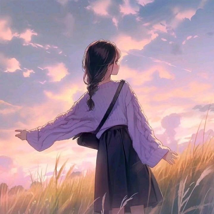 cute cartoon girl dp