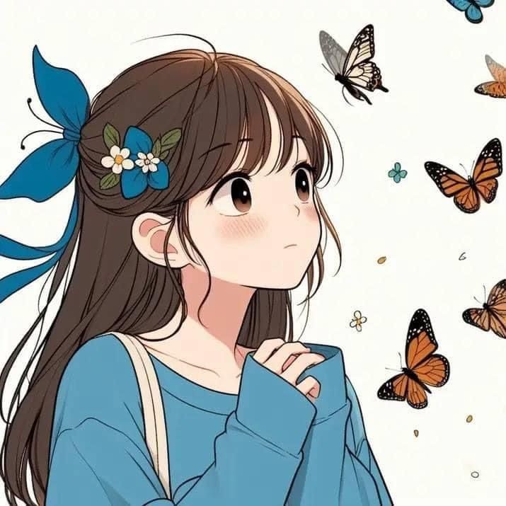 cute cartoon girl dp