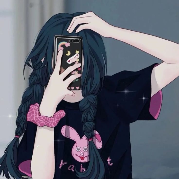 cute cartoon girl dp