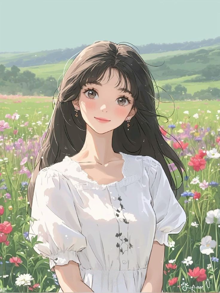 girl cartoon images for dp