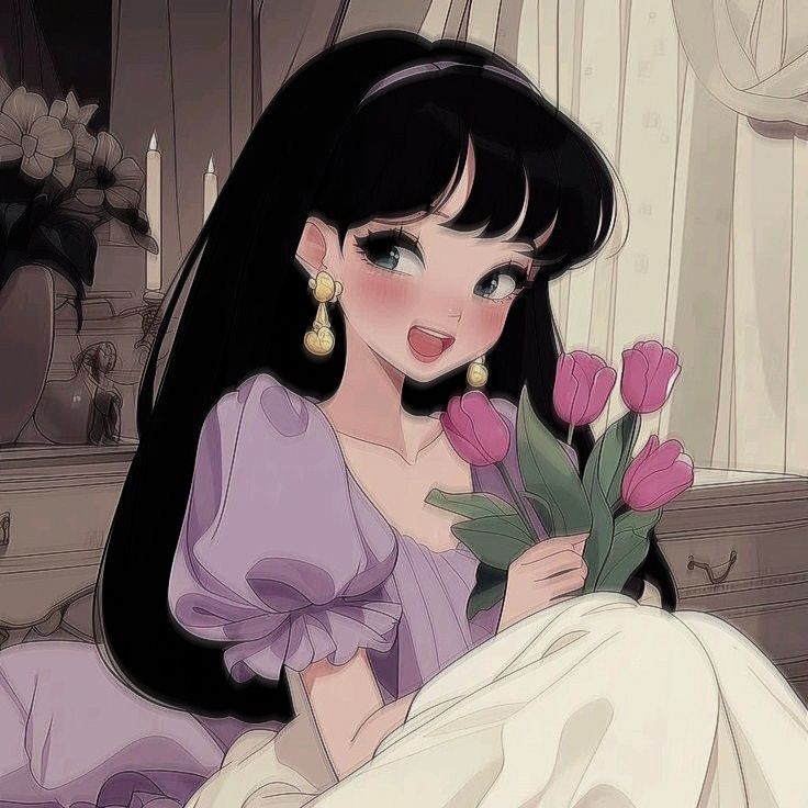 stylish cartoon dp for girls