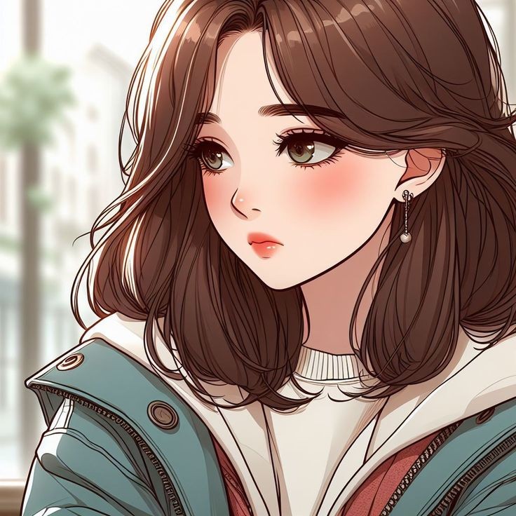 stylish cartoon dp for girls