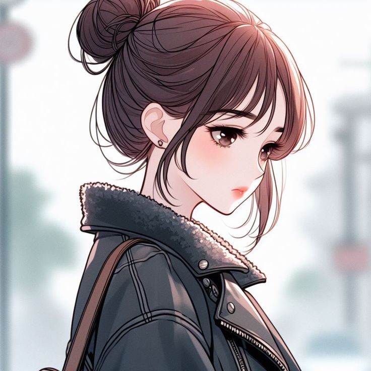 stylish cartoon dp for girls